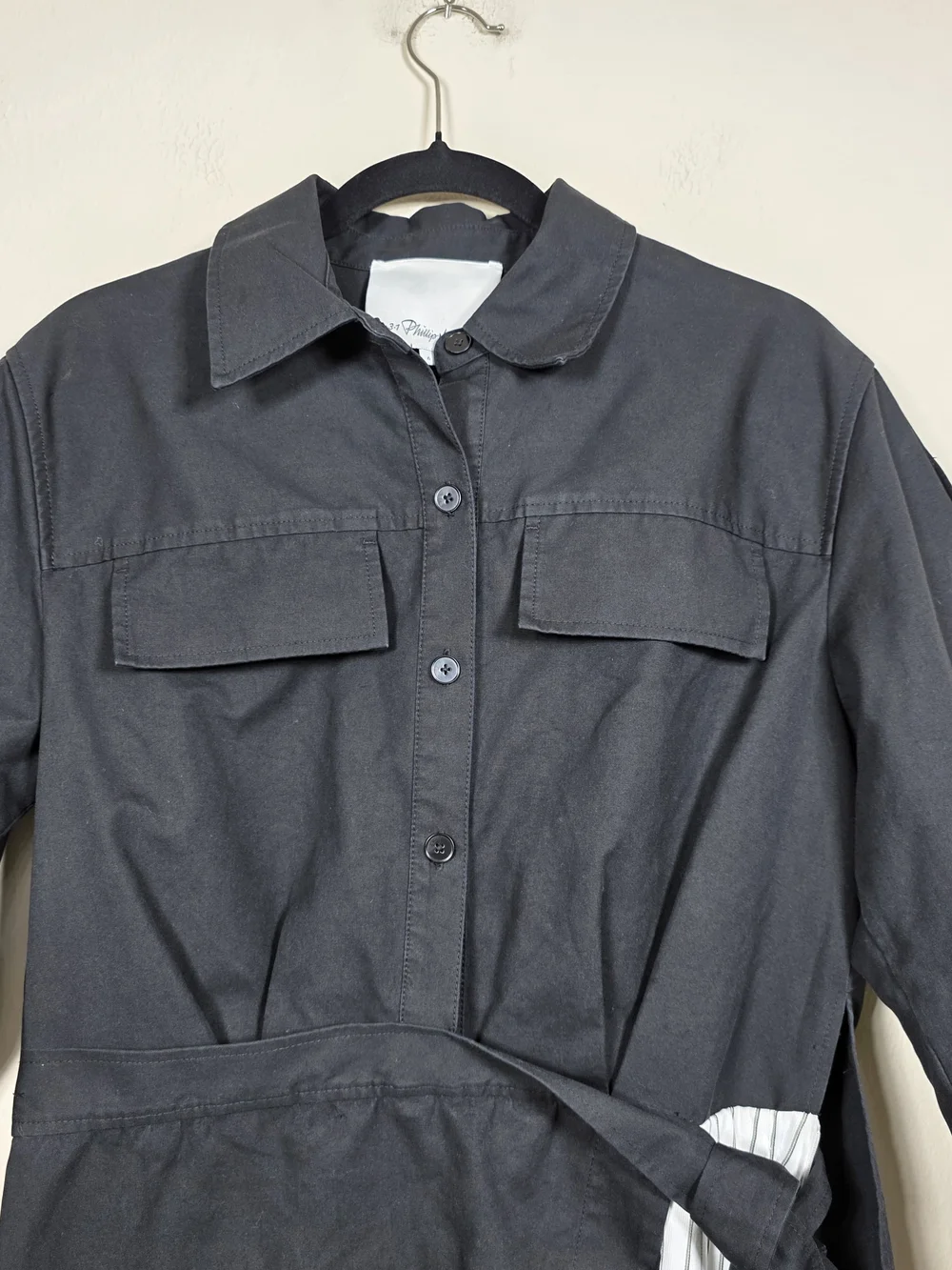 3.1 PHILLIP LIM WRAP SHIRT DRESS SIZE 6 MSRP $750 - Picture 6 of 13